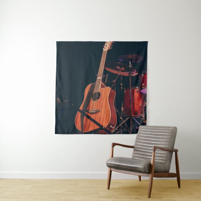 Tapete De Parede Violão Acústico Legal (In Situ)