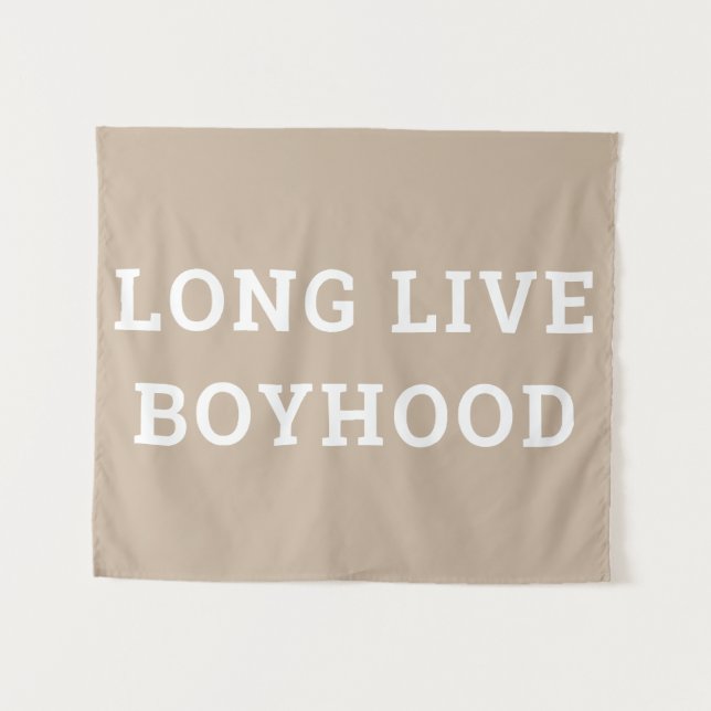 Tapete De Parede Viva a Infância Quarto de Menino Sala de Brinquedo (Frente (Horizontal))