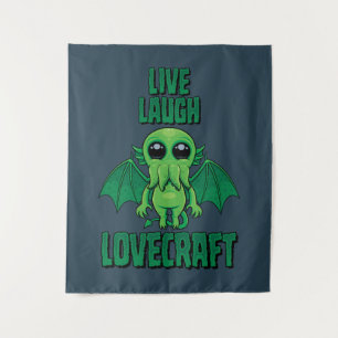 Tapete De Parede Viva Ria Lovecraft Cthulhu Fofo