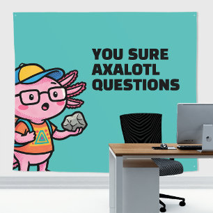 Tapete De Parede Você certamente axolotl perguntas Meme Sarcástico