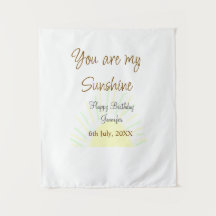 Você é meu sol amarelo pastel feliz aniversário ad