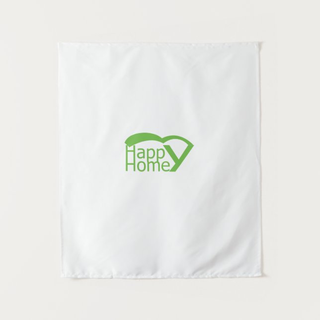 Tapete De Parede Wall Art, Happy Home Wall Art (Frente)