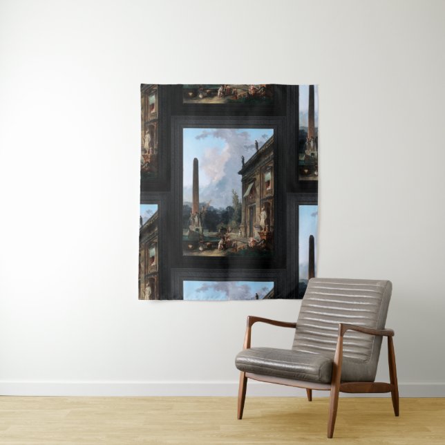 Tapete De Parede Wandering Minstrels por Hubert Robert (In Situ)