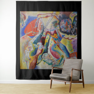 Tapete De Parede Wassily Kandinsky, pintura com uma mancha vermelha