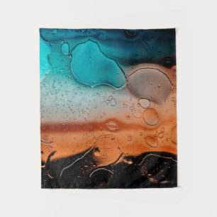 Tapete De Parede Water droplets on glass panel