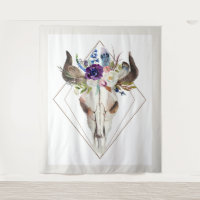 Watercolor boho geométrico touro-catcher
