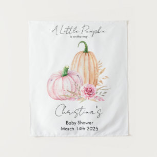 Tapete De Parede Watercolor Boho Pumpkin Babyshower