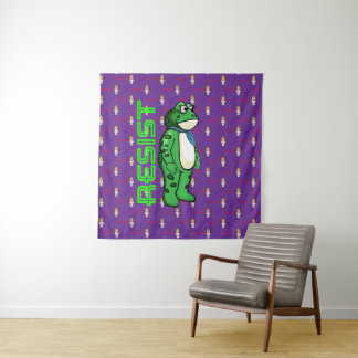 Tapete De Parede Weatherproof Personalized House Flag Resist frog