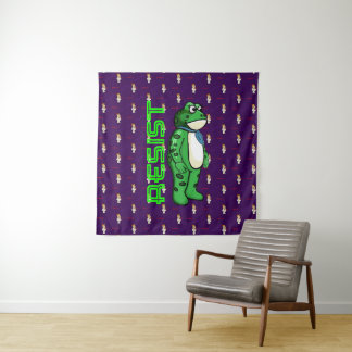 Tapete De Parede Weatherproof Personalized House Flag Resist frog