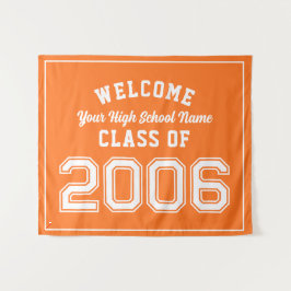 Tapete De Parede Welcome Class of 2006, 20 Year Reunion Decor