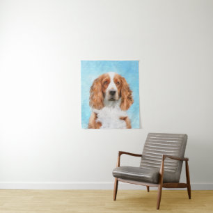 Tapete De Parede Welsh Springer Spaniel Painting - Arte Original De