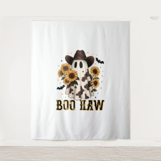 Tapete De Parede Western Cow Spooky Ghost Boo Haw