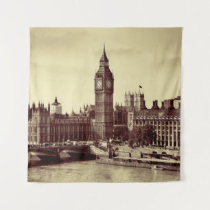 Tapete De Parede Westminster de Londres com Big Ben e ponte. velho,