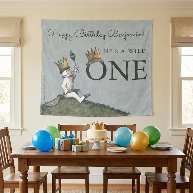 Tapete De Parede Where the Wild Things Are Birthday Tapestry (Criador carregado)