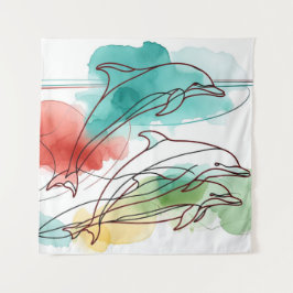 Tapete De Parede Whispers Watercolor