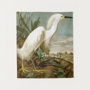 Tapete De Parede White Heron por John James Audubon