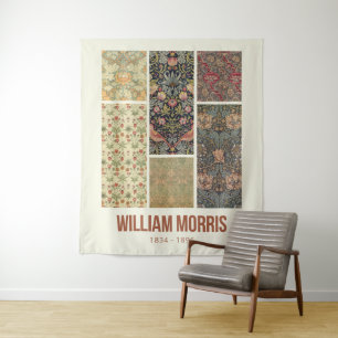 Tapete De Parede William Morris Coletou Colagem de Padrões de Arte