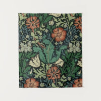 William Morris Compton Floral Art Nouveau Pattern
