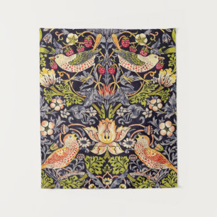 Tapete De Parede William Morris Strawberry Thef Floral Art Nouveau