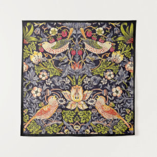 Tapete De Parede William Morris Strawberry Thef Floral Art Nouveau