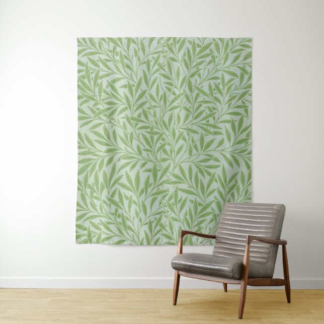 Tapete De Parede William Morris Willow Flor Classic Verde (In Situ)