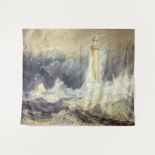 Tapete De Parede William Turner - Farol de Bell Rock (Frente (Horizontal))
