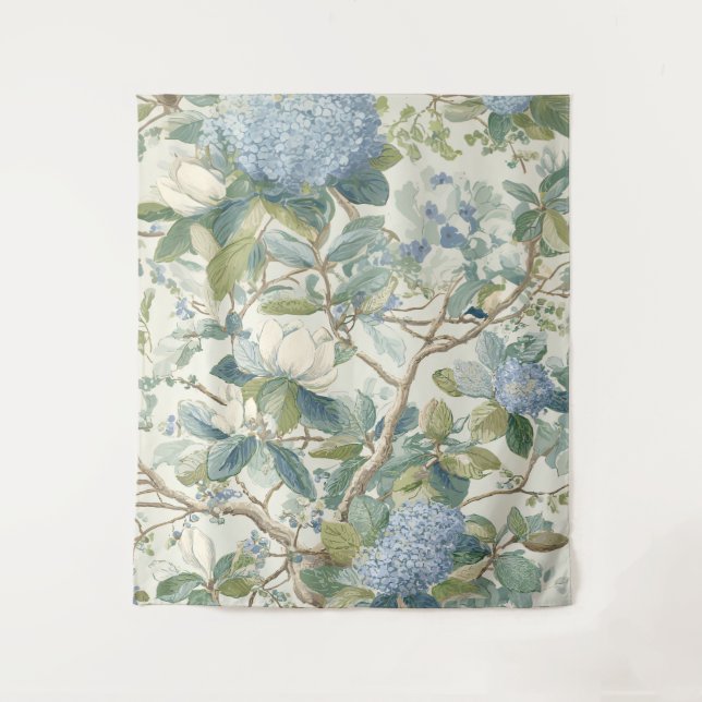 Tapete De Parede Willow Little Magnolia Wallpaper Floral Coastal (Frente)