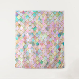 Tapete De Parede Wonky Trendy Rainbow Girl Metal Scalds