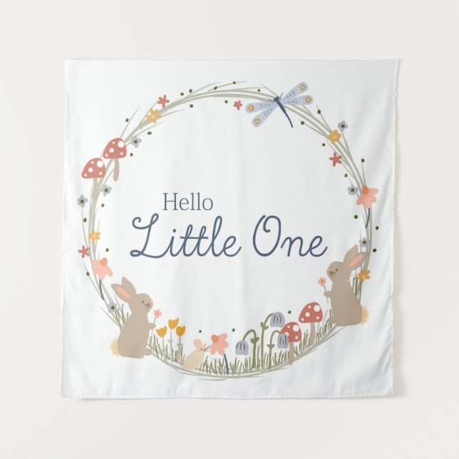 Tapete De Parede Woodland Baby Nursery Wall Art (Frente)