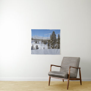 Tapete De Parede Yellowstone Winter Landscape Photoshop