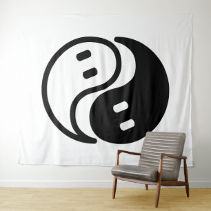 Tapete De Parede Yin Yang Fantasma