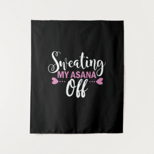 Tapete De Parede Yoga Lover Suando Minha Asana