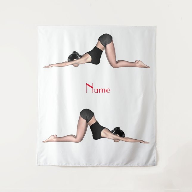 Tapete De Parede Yoga Poses Thunder_Cove (Frente)