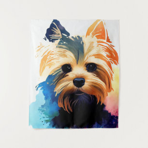 Tapete De Parede Yorkshire Terrier Dog Wild Nature Animal Colors Ar