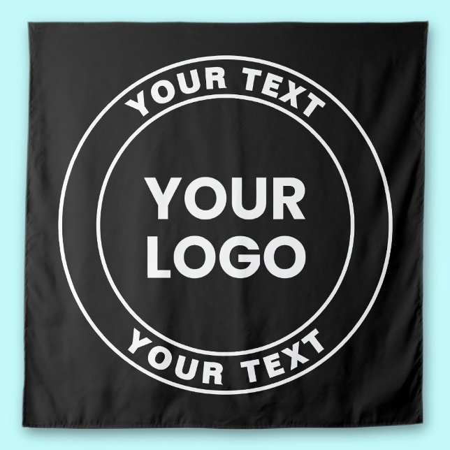 Tapete De Parede Your Uploaded Logo + Bold Circular Text  (Criador carregado)