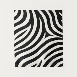 Tapete De Parede Zebra Stripes Moderno Impressão
