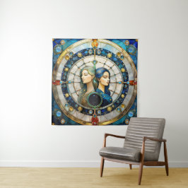 Tapete De Parede Zodiac - Gemini Os Gêmeos