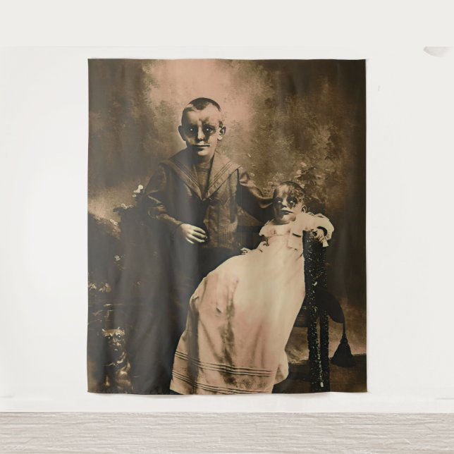 Tapete De Parede Zombie Siblings (Frente)