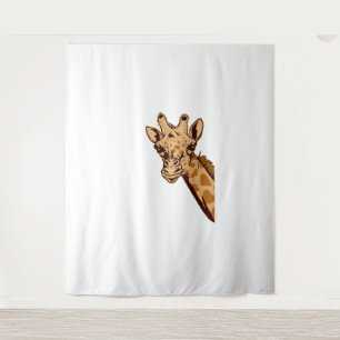Tapete De Parede Zoo Giraffe Animal - Zootecnista Africano Saf