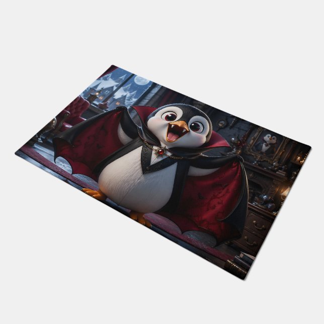 Tapete de pinguim vampiro decoração de casa (Inclinado)