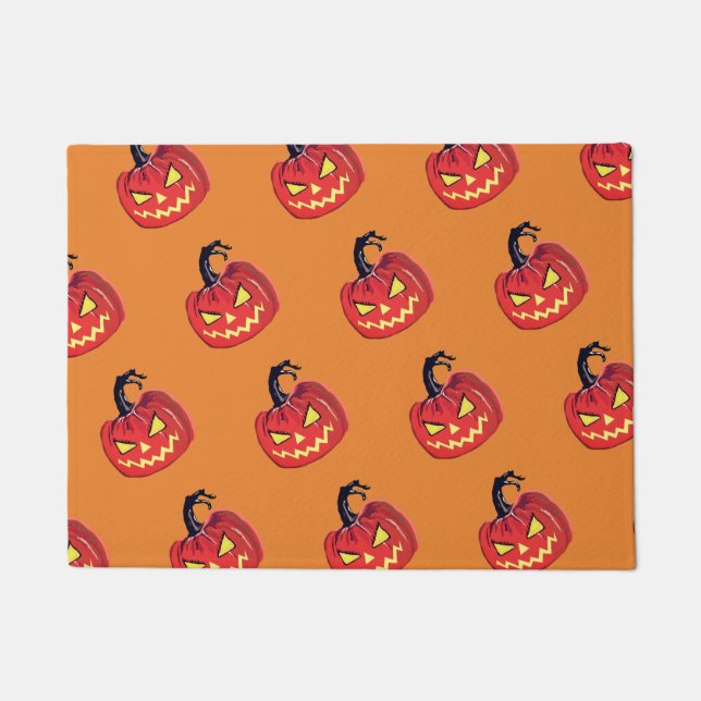 Tapete de porta assustador de Halloween (Frente)