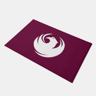 Tapete de Porta com Bandeira da Cidade de Phoenix,