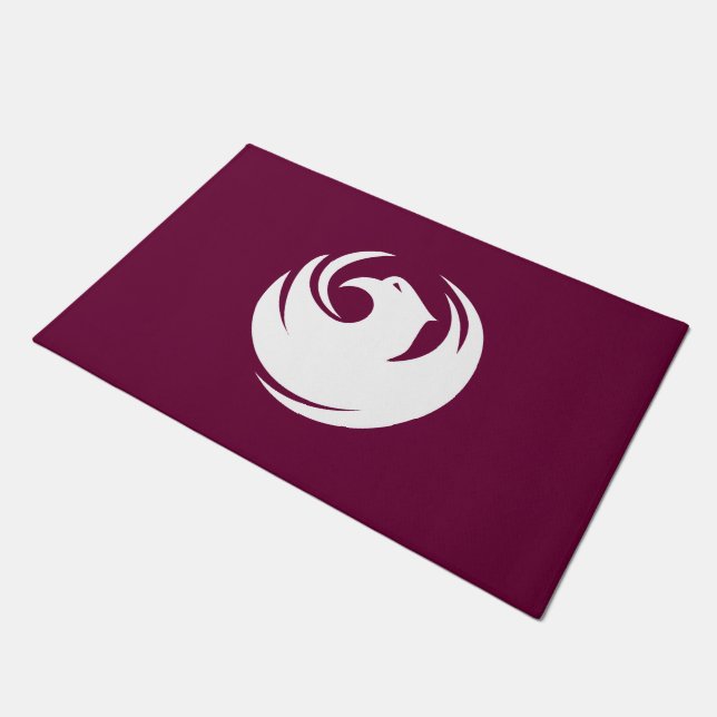 Tapete de Porta com Bandeira da Cidade de Phoenix, (Inclinado)