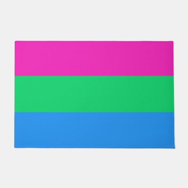 Tapete de Porta da Bandeira Polissexual (Frente)