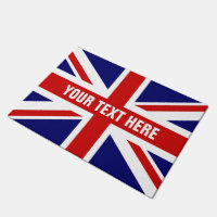 tapete de porta de bandeira da União Britânica par
