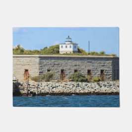 Tapete de porta do farol de Clark's Point, Massach
