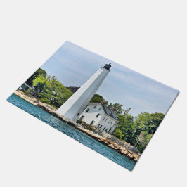 Tapete de Porta do Farol do Porto de New London, C