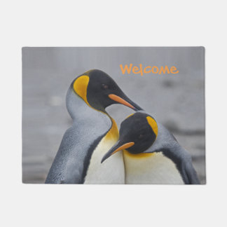 Tapete de Porta Dueto de Pinguim Rei
