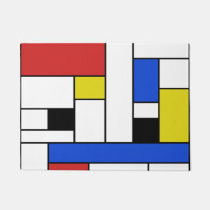 Tapete de Porta Linhas Mondrian
