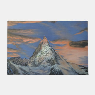 Tapete de Porta - "O Matterhorn ao Pôr do Sol"